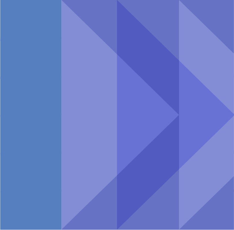 Play arrow icons on a purple background.